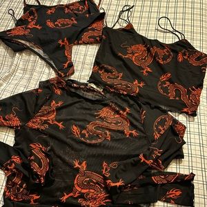 3 piece dragon set
